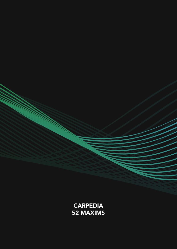 Book 1_Carpedia 52 Maxims cover