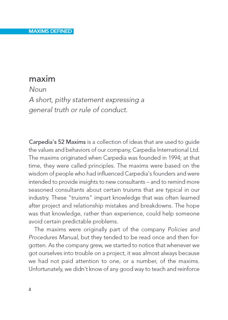 Book 1_Carpedia 52 Maxims (ebook-PDF)-1st page